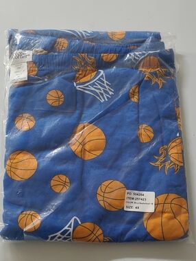 4X Men Basket All Big Size 4X Pajama Pamts